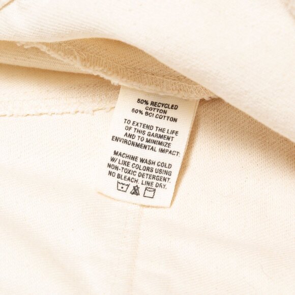 Alex Mill Phoebe Pant In Recycled Denim - Ivory White Painter - Size 2 / XS - Picture 10 of 14